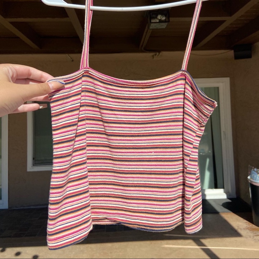 striped tank top from brandy melville!